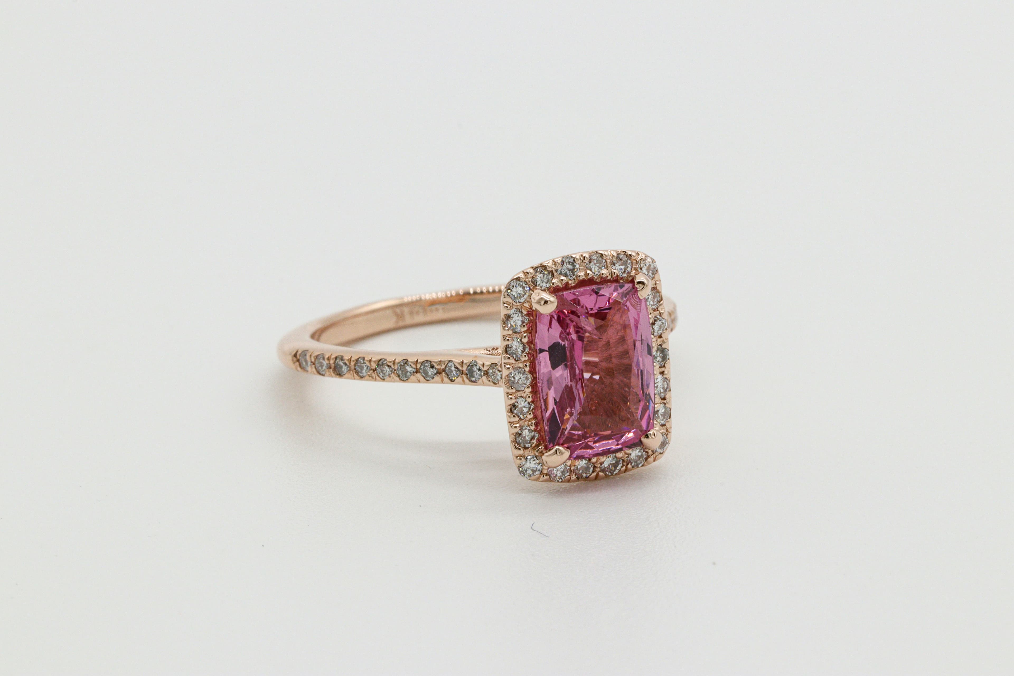 Sapphire Halo Ring